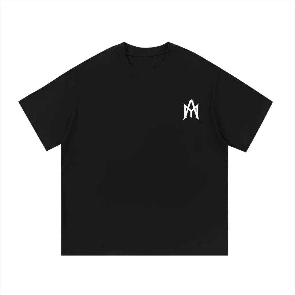 BLACK & WHITE HEAVYWEIGHT TEE